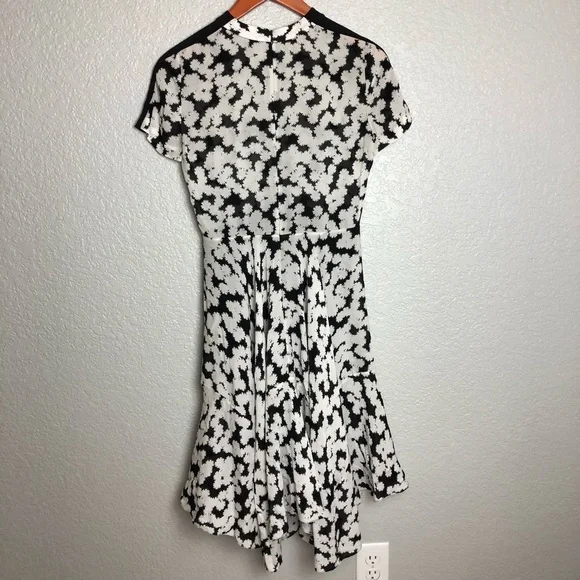 A.L.C. Silk Chiffon Handkerchief Hem Dress 0 - Picture 2 of 9